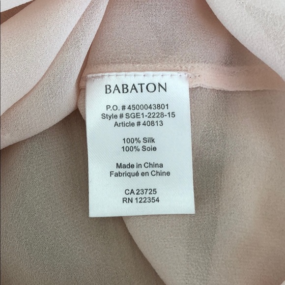 Aritzia Babaton Ainsley Silk Blouse - Picture 7 of 9